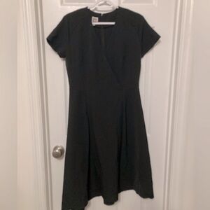 Anne Klein Black A Line Dress